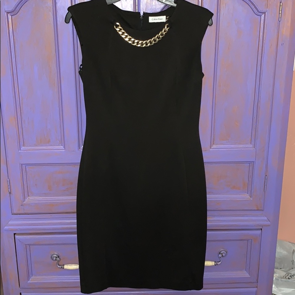 Calvin Klein Black Dress sz 4.